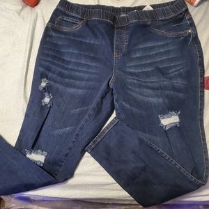 JMS distressed jeggings